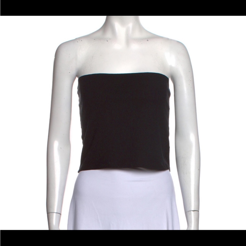 Reformation strapless crop top